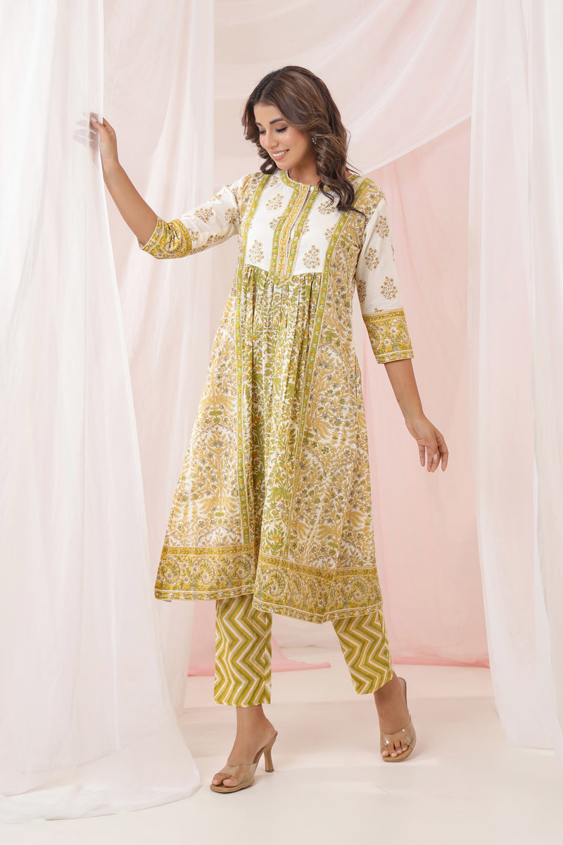 Zubin Yellow Dress Set
