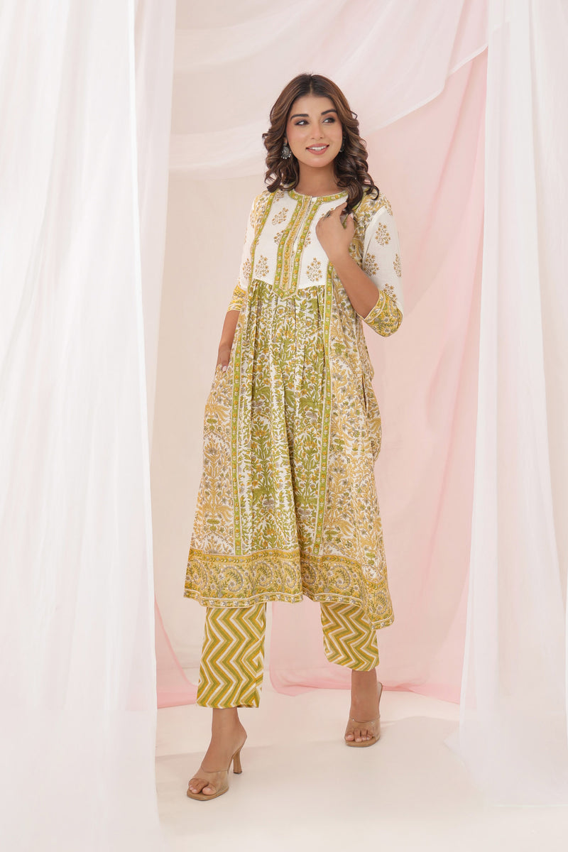Zubin Yellow Dress Set