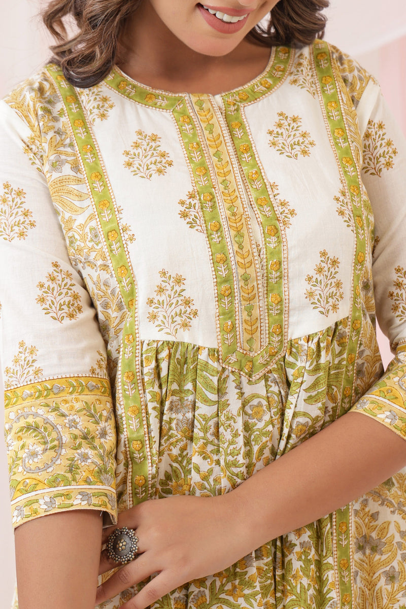 Zubin Yellow Dress Set
