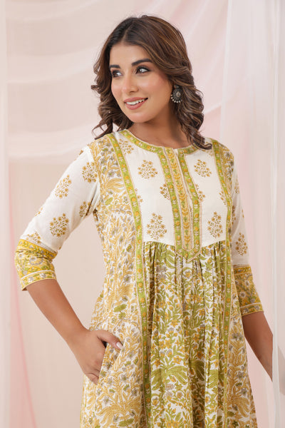 Zubin Yellow Dress Set