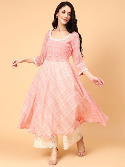 Sunset Vibes- Anarkali kurta pant set