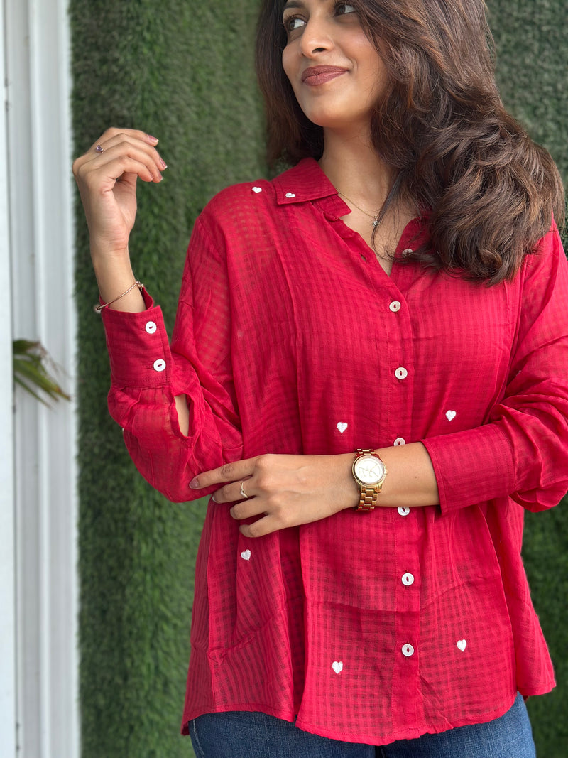 Nayeli Shirt - Red