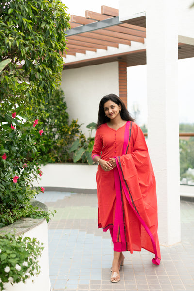 EXP - Ravali Coral Kurta