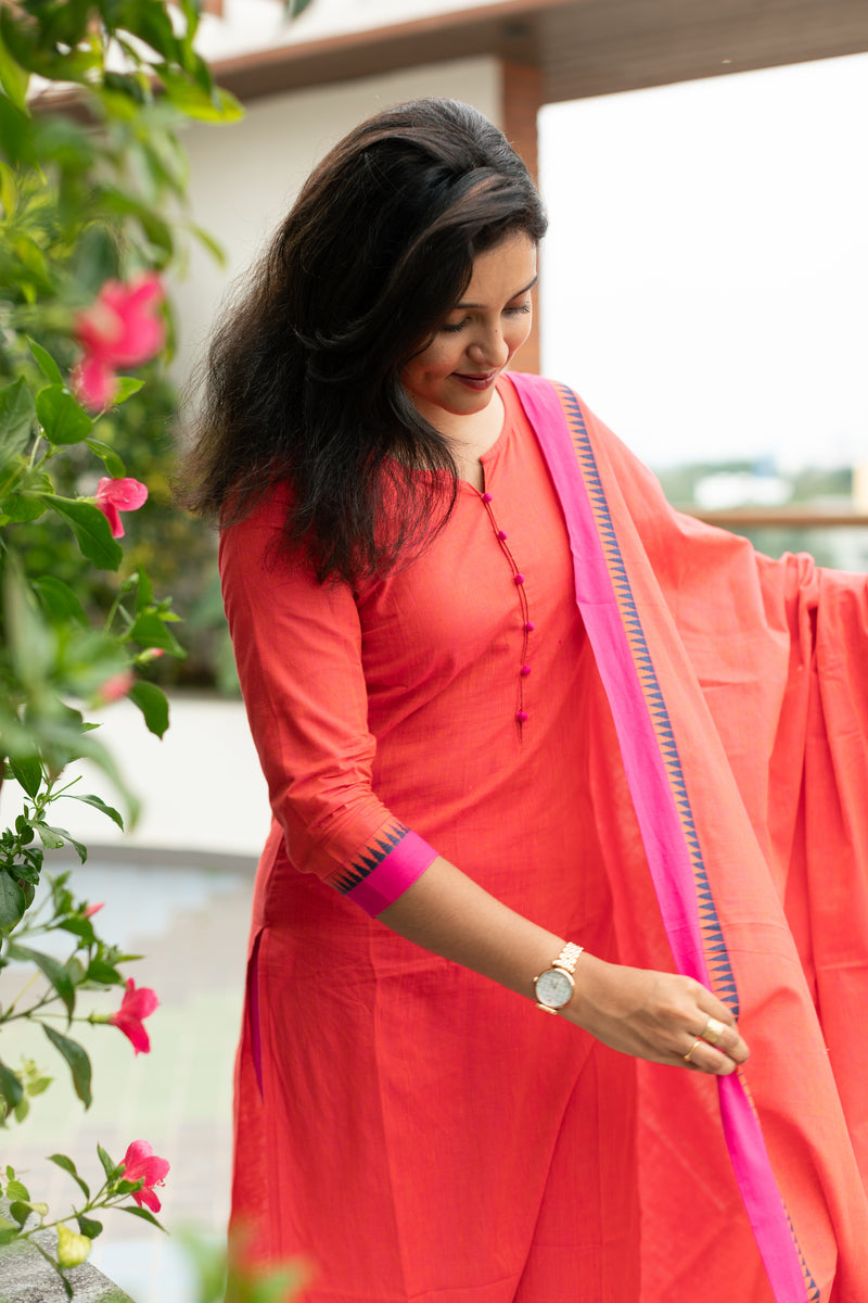 EXP - Ravali Coral Kurta