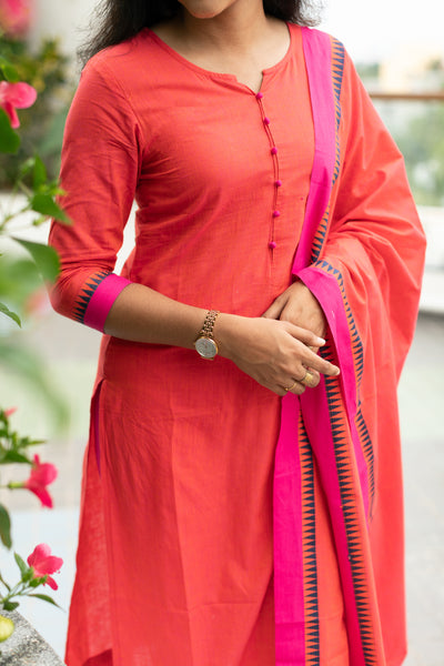 EXP - Ravali Coral Kurta