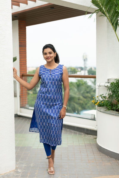 Athirai Blue Kurta