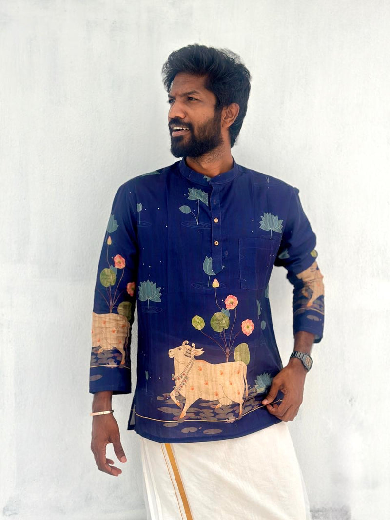 Dhruv - Pichwai Blue