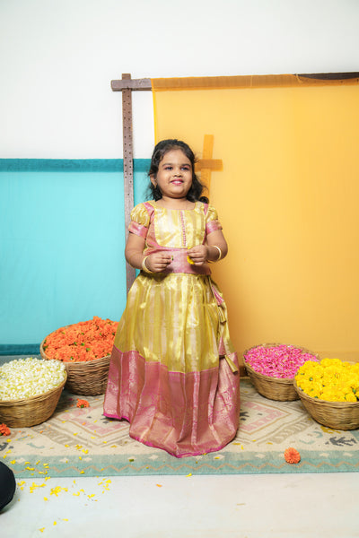 EXP - Aadhya Yellow & Pink Mini