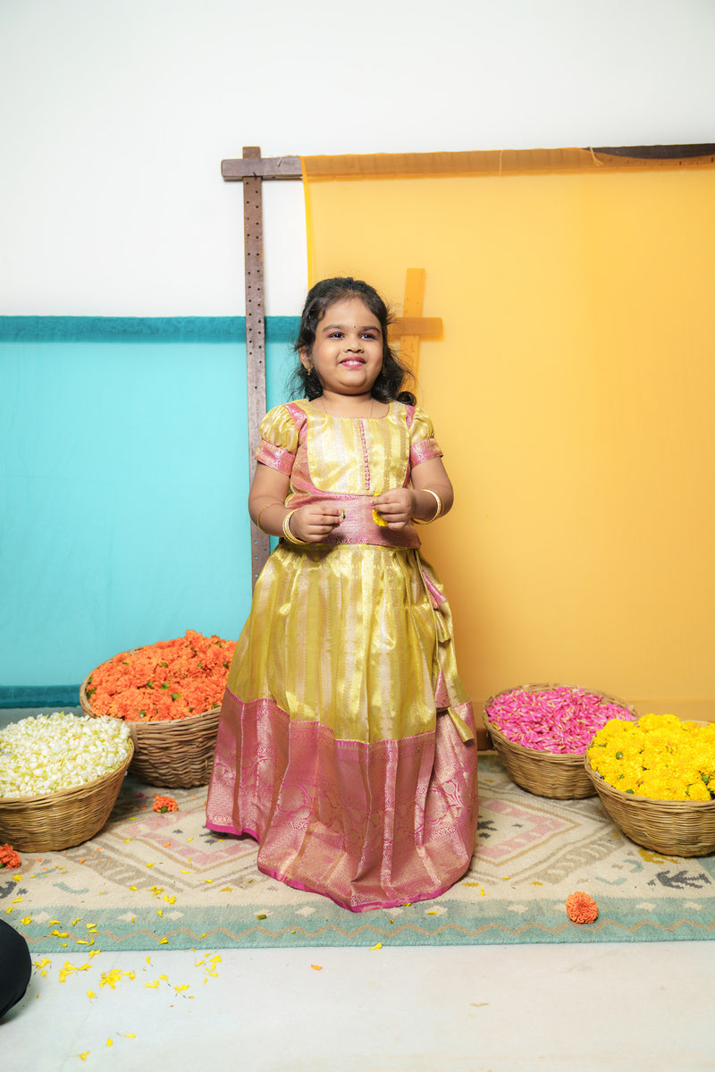 EXP - Aadhya Yellow & Pink Mini