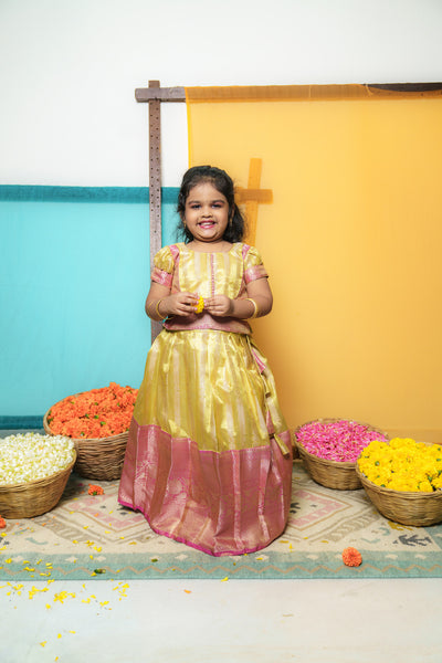 EXP - Aadhya Yellow & Pink Mini