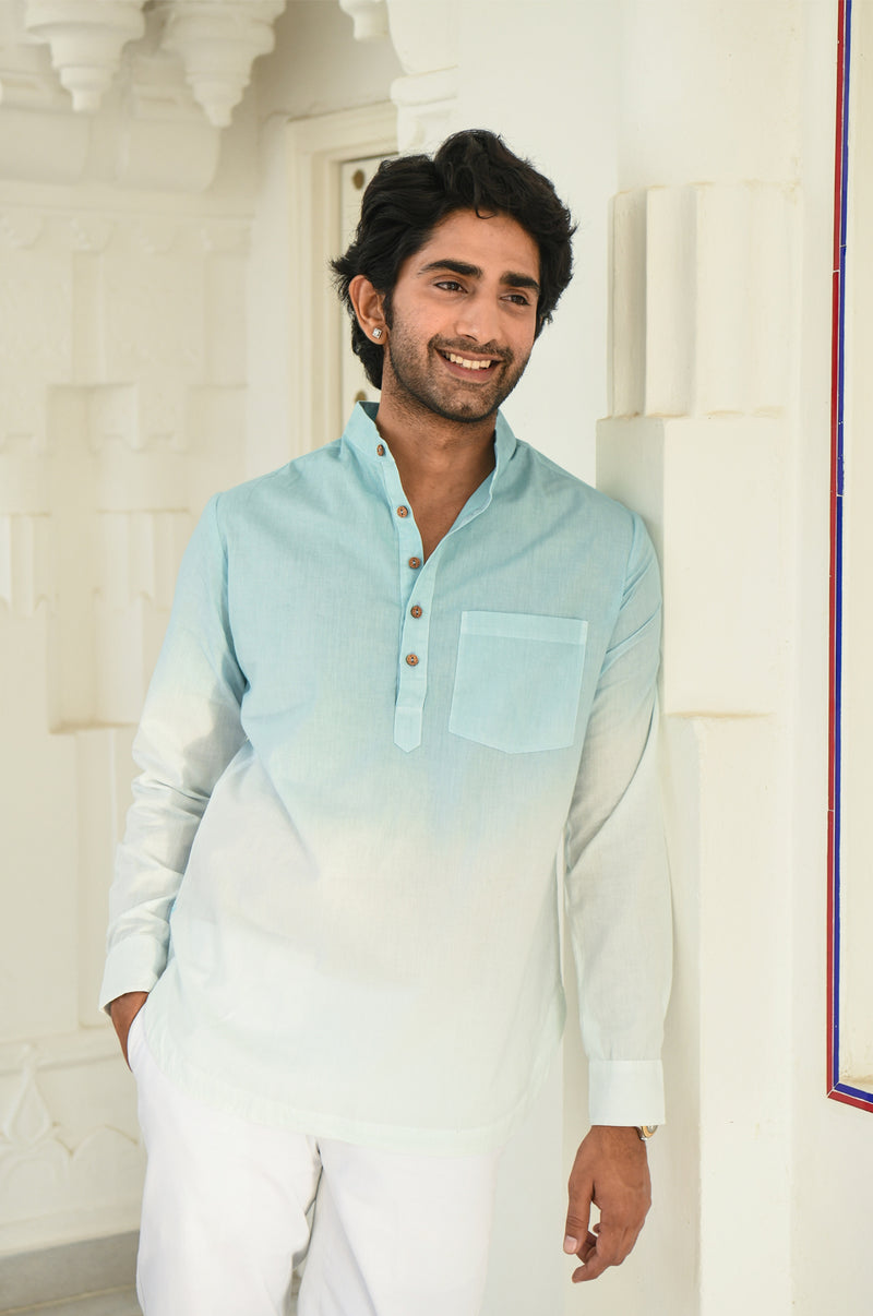 Blue Ombre Kurta