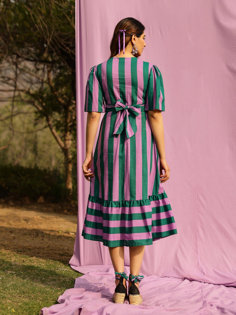 Meadow Mint Stripe Dress