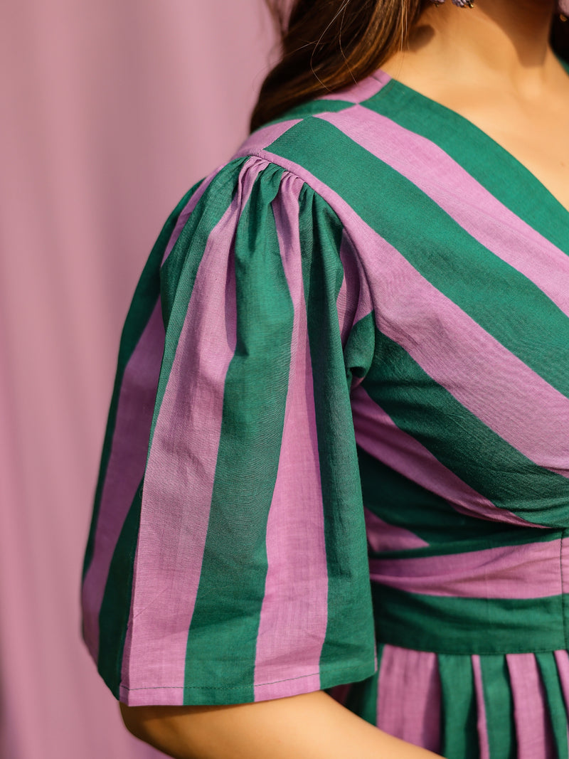 Meadow Mint Stripe Dress