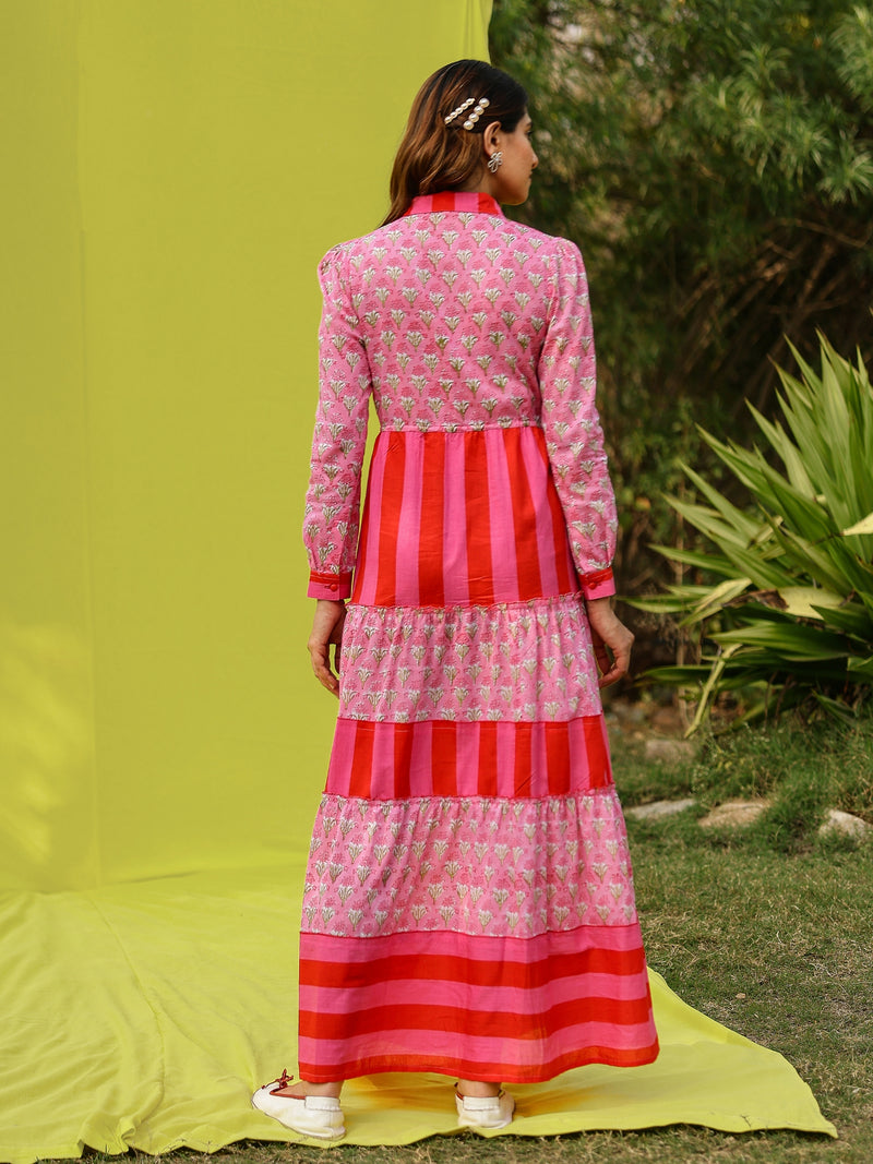 Rose Ruffle Dress