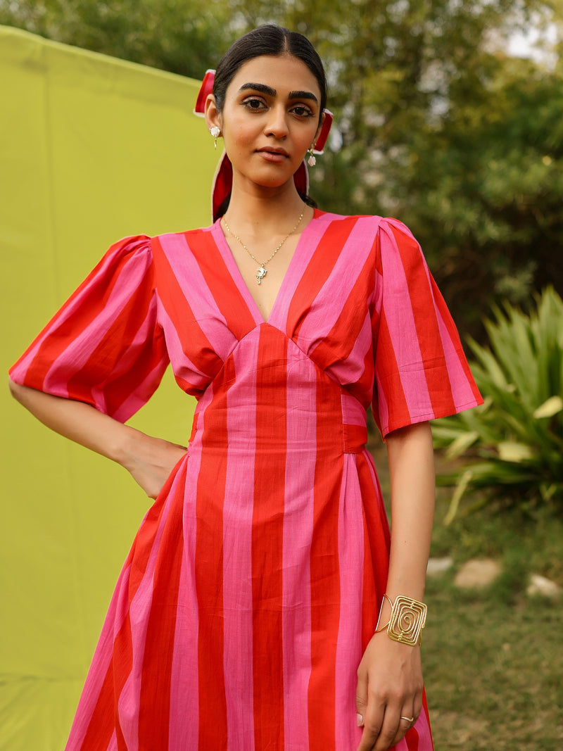 Sunberry Stripe Dress