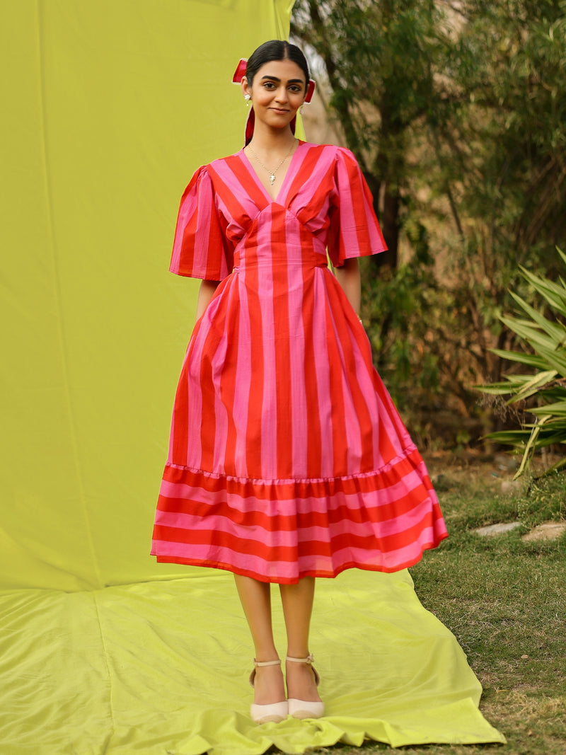 Sunberry Stripe Dress