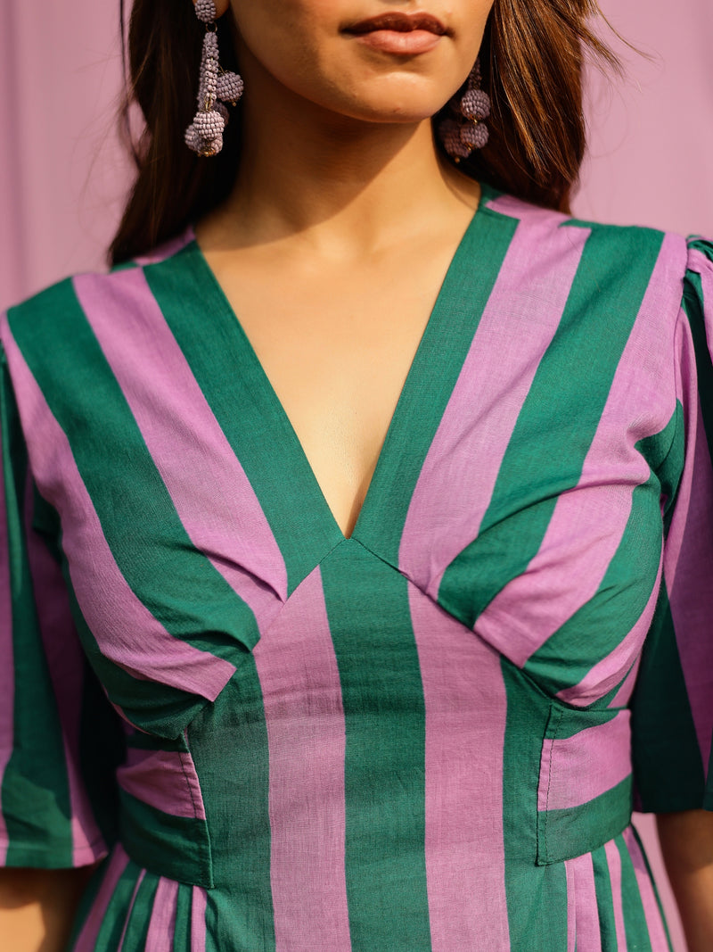 Meadow Mint Stripe Dress