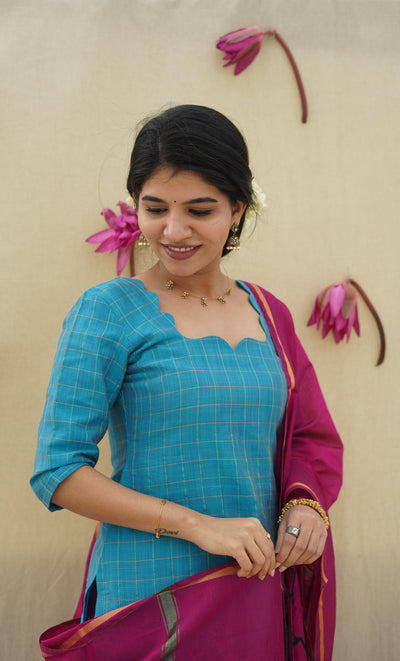 Kuyili - Turquoise blue 3 pc Set