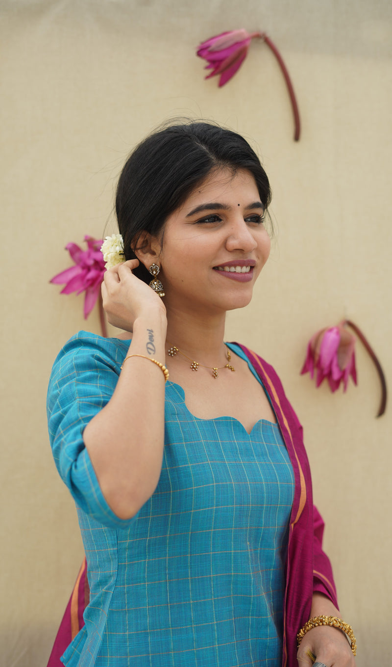 Kuyili - Turquoise blue 3 pc Set