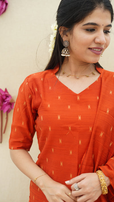 Pavazhi - Terracotta Orange