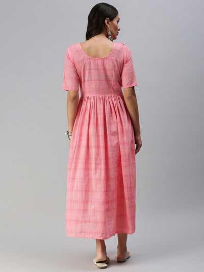 EXP -  Loxy rosy pink maternity dress