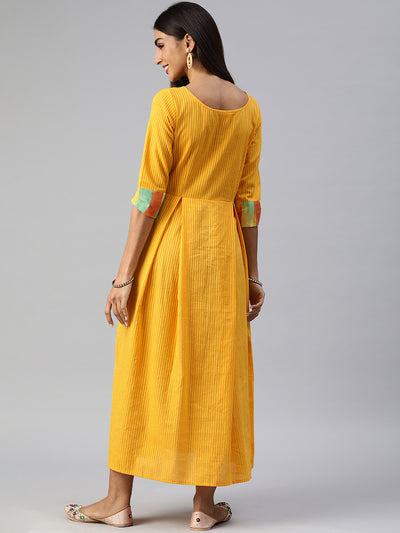 EXP -  Sorbut yellow maternity dress