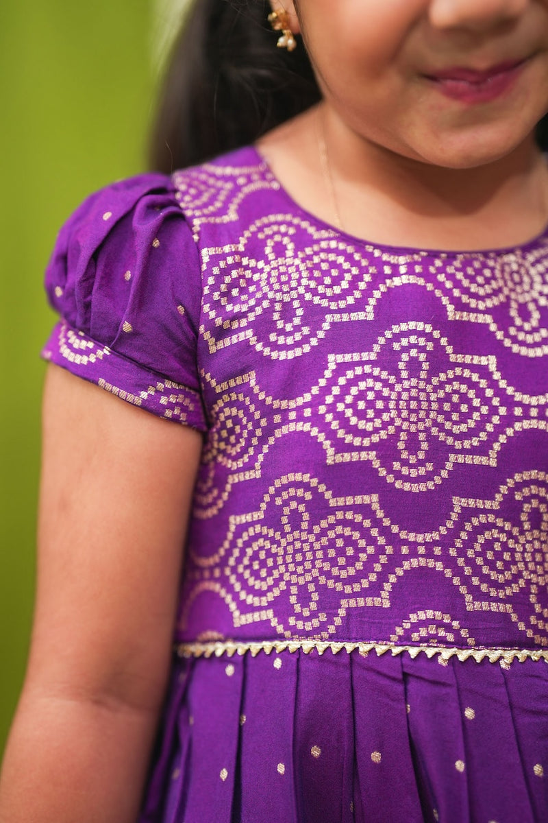 Pravya Violet Frock mini