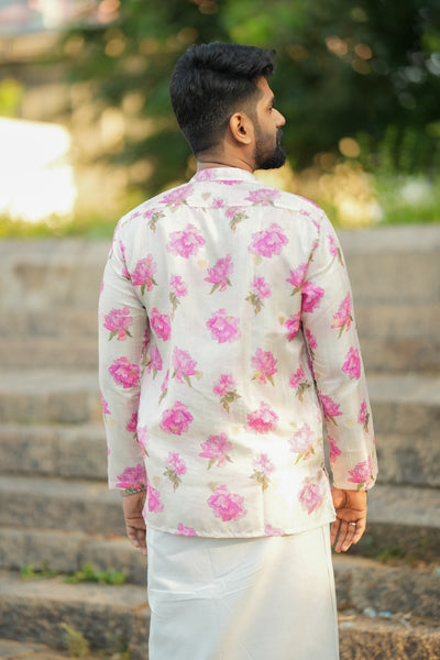 Arsh - Off white Pink Floral