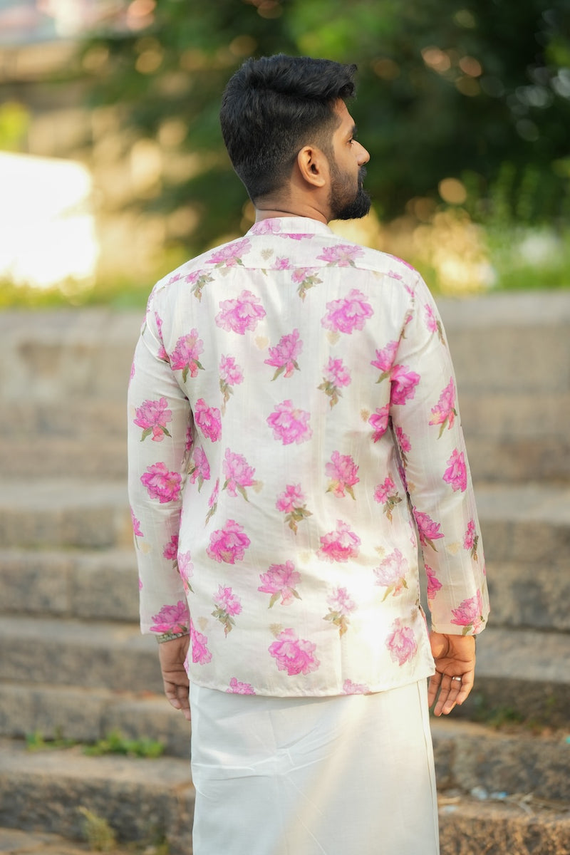 Arsh - Off white Pink Floral
