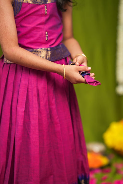 Prisha Pink Lehenga Mini