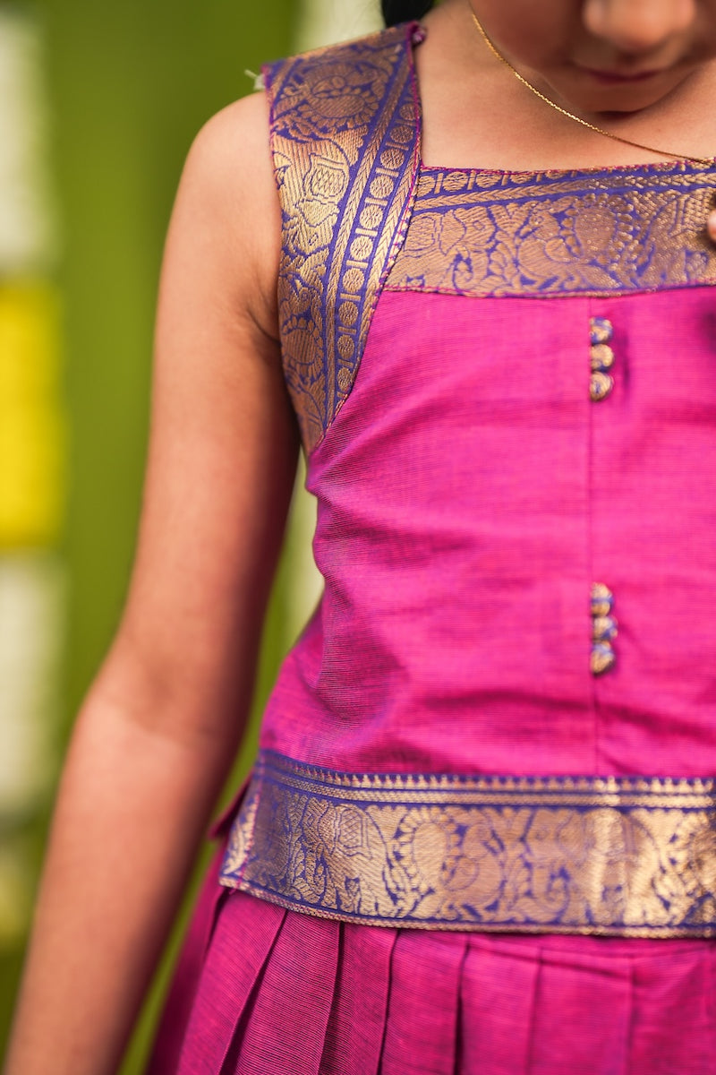 Prisha Pink Lehenga Mini