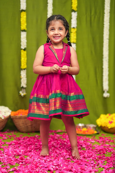 Jayanti Pink Frock Mini