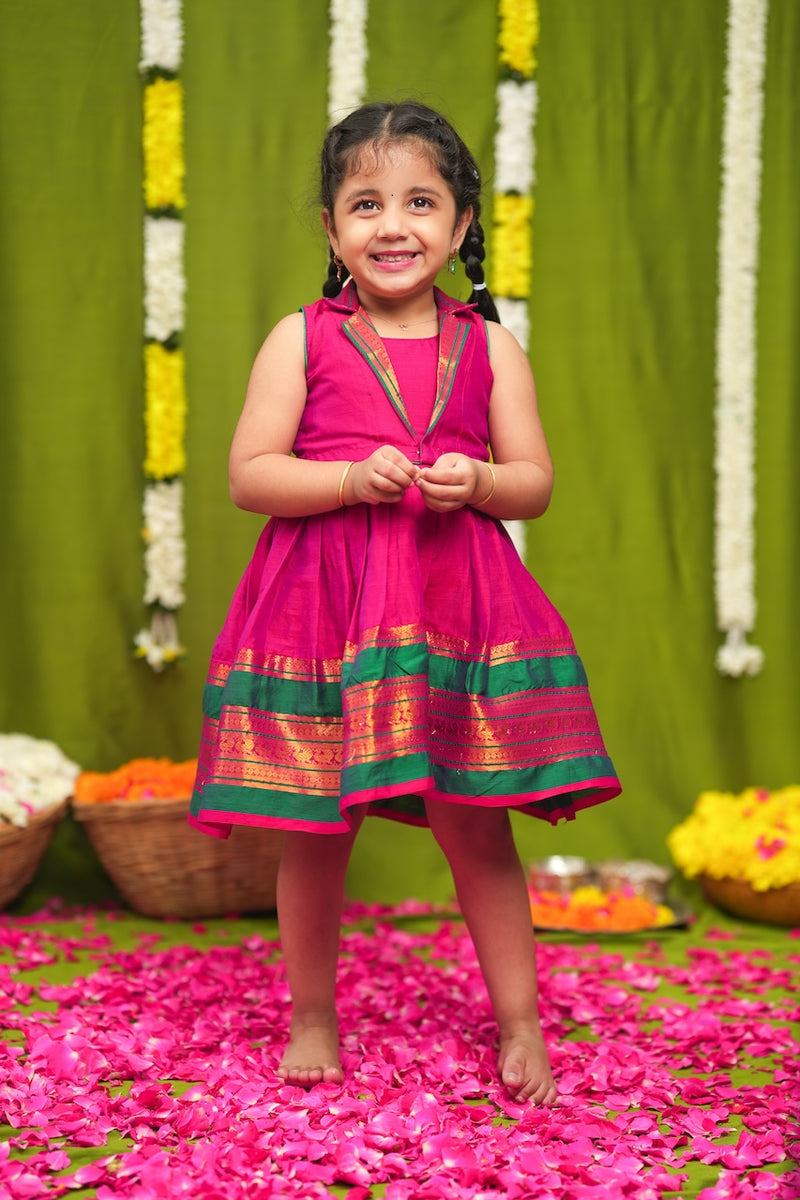 Jayanti Pink Frock Mini