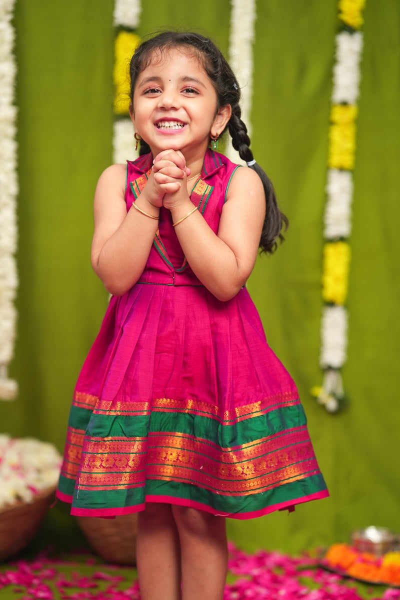 Jayanti Pink Frock Mini