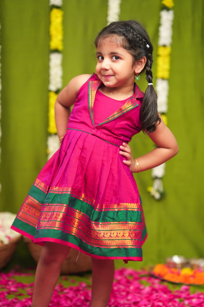 Jayanti Pink Frock Mini