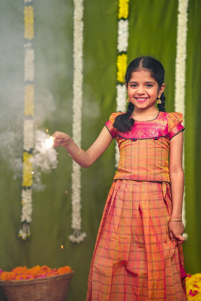 Samaira Yellow Lehenga Mini
