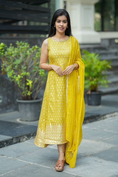 Aadhira mustard yellow