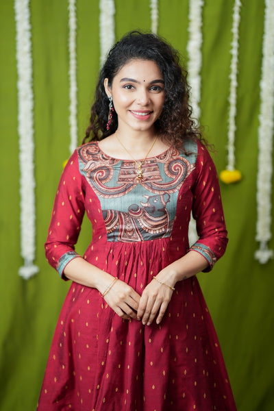 Vedha Red Co-ord Set