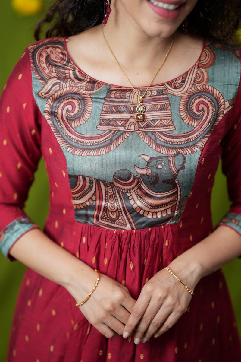 Vedha Red Co-ord Set