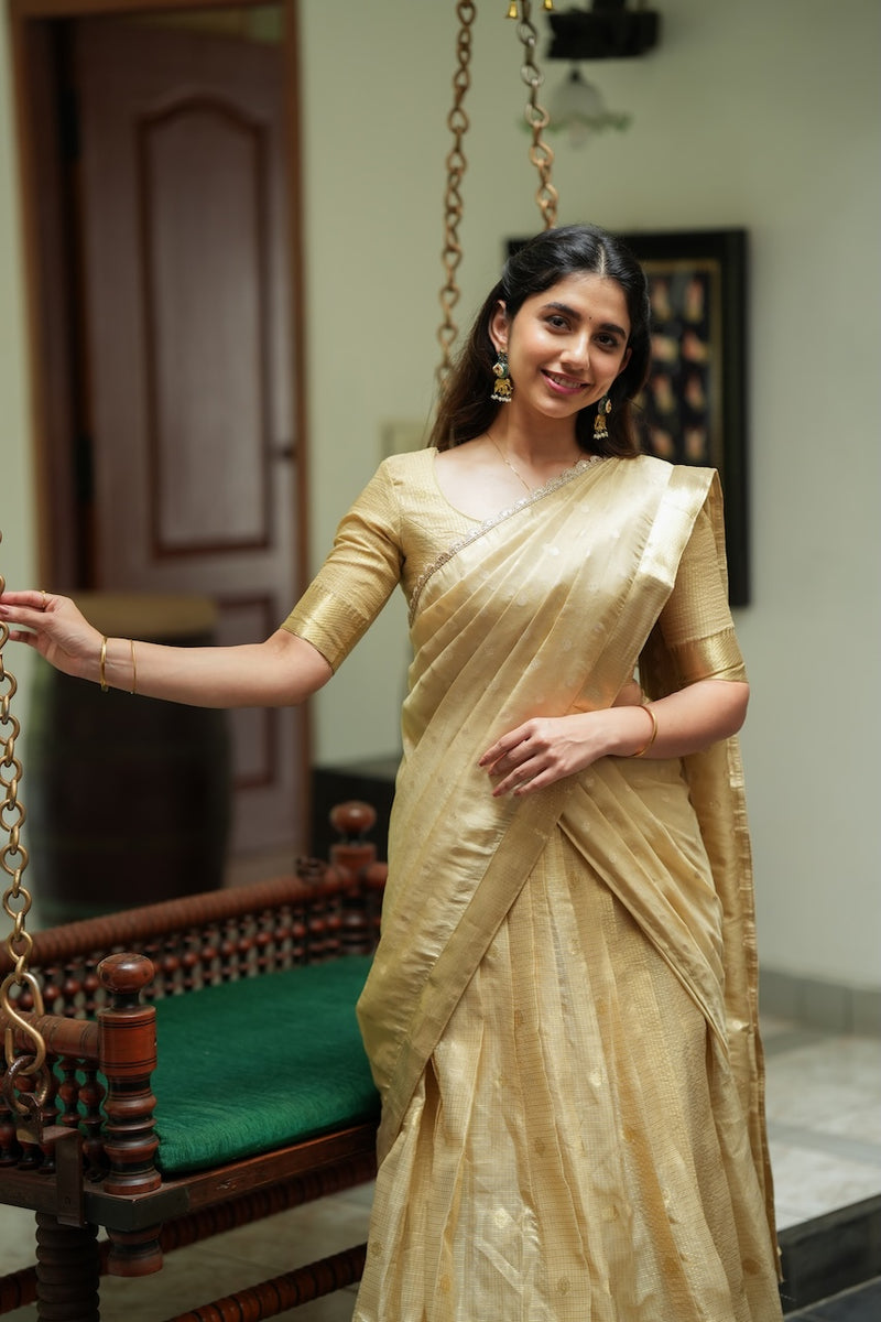 Sarasvati Gold Halfsaree