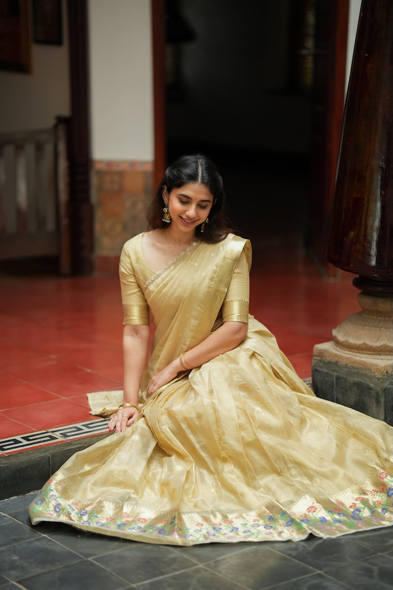 Sarasvati Gold Halfsaree