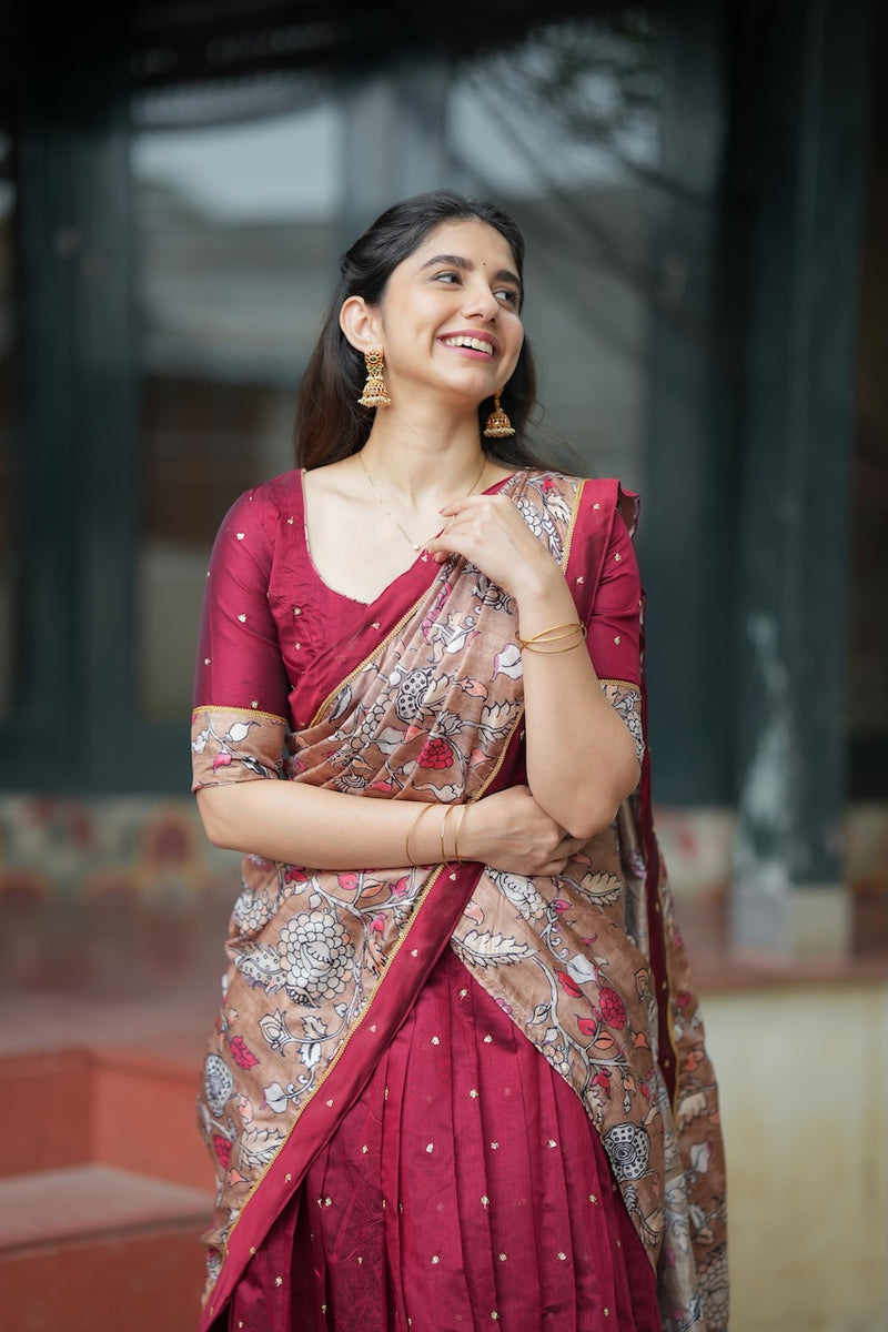 Manaswini Red Lehenga Set