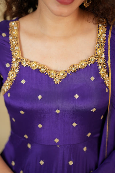 Yamuna Purple Maxi Dress