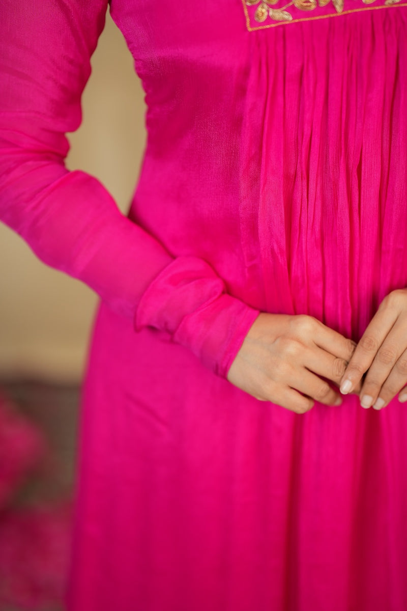 Kiara Rani Pink Kurta Set