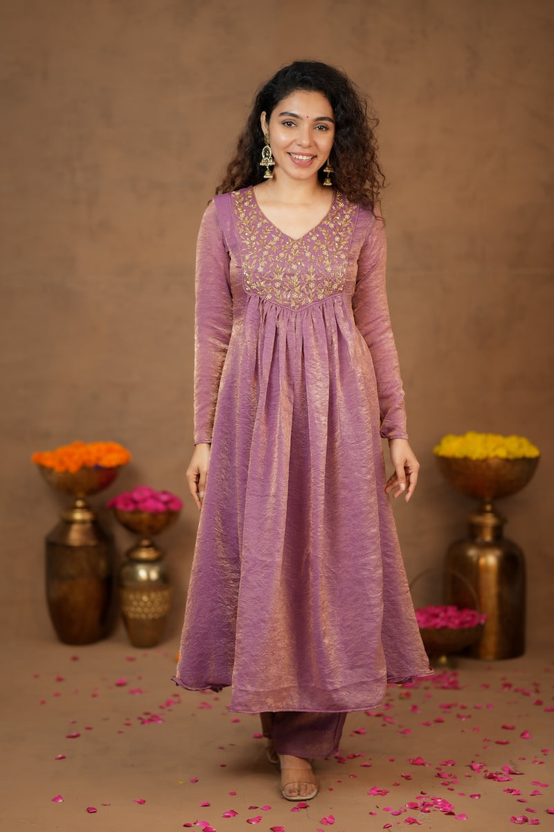 Upasanna Pastel Pink Kurta Set