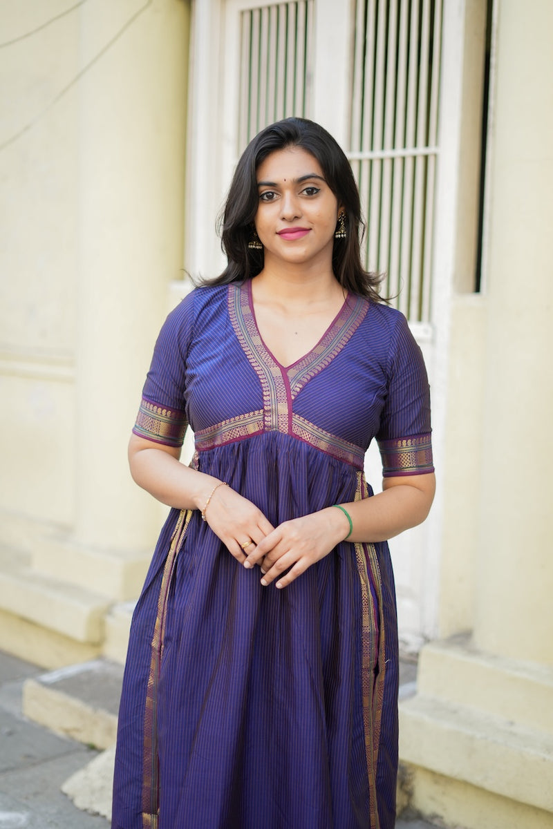 Mayili Violet Kurti Set