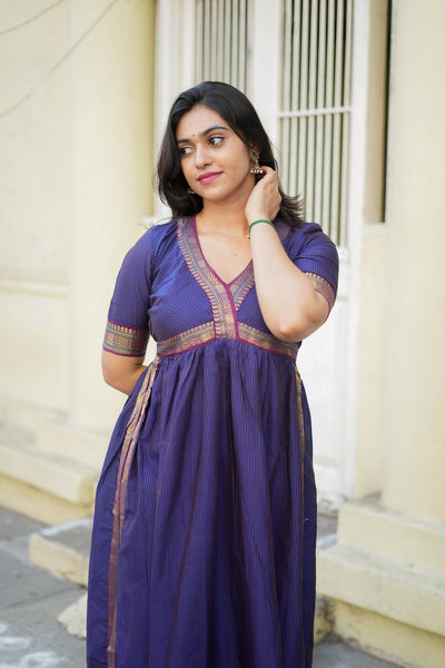 Mayili Violet Kurti Set