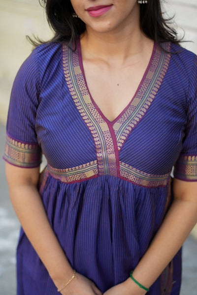 Mayili Violet Kurti Set