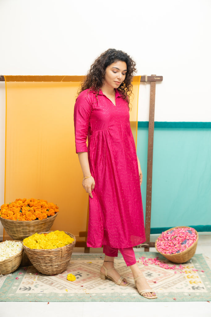 Teju Pink Kurti