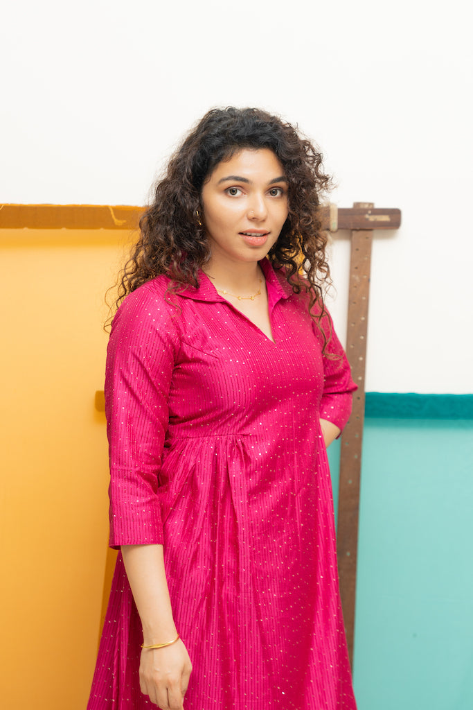 Teju Pink Kurti